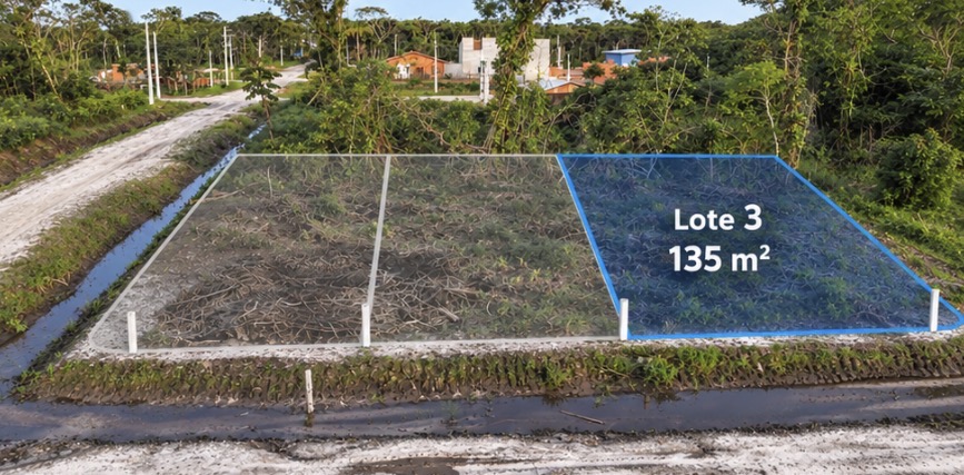Foto do imóvel Terreno sai mirim em sai mirim